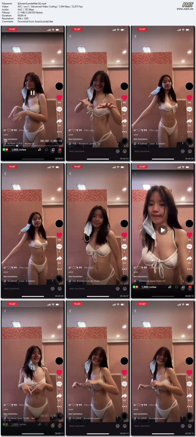 アジアン・ビューティー・コート・イン・インティメイト・セルフィーズ 10