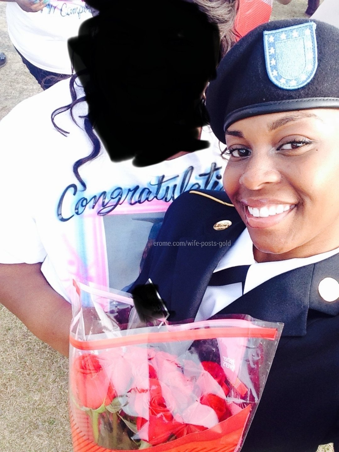 Thick Ebony Military Wife Gets Double Team Action 6
