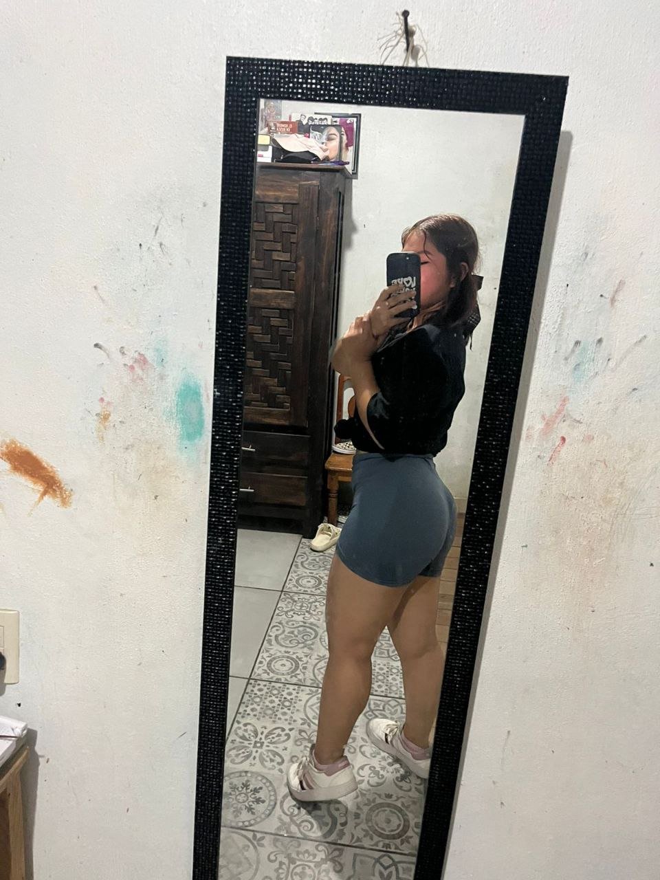 Hot Young Latina Babe Showing Off That Thick Ass 15