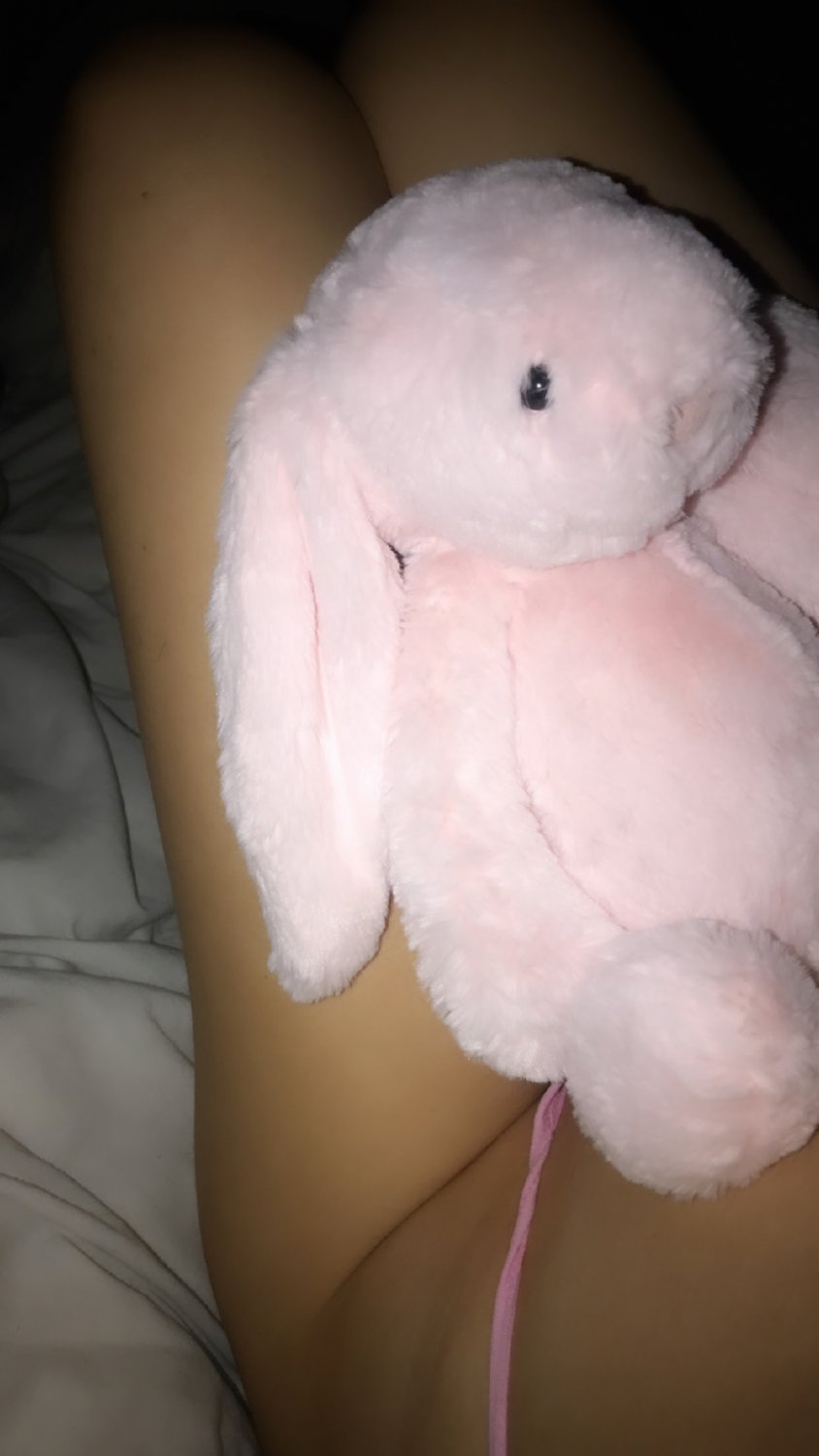 Tiny Tease Playing with Her Teddy 1