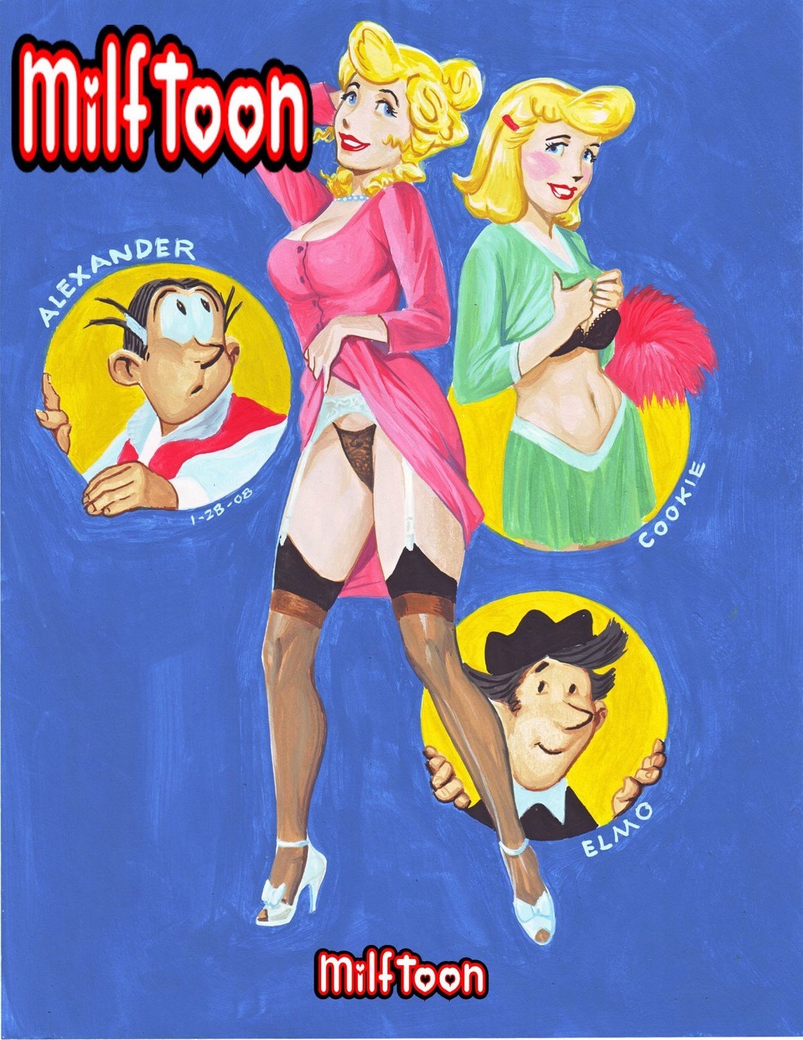 Blondie Bumstead's Wildest Cartoon Fuckfest Revealed 1