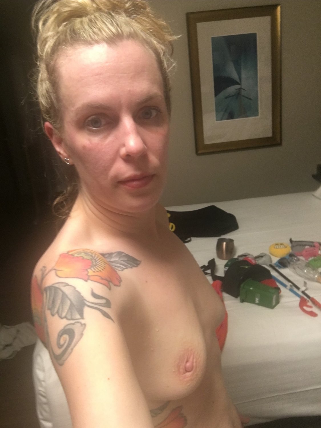 This Webslut Wife Loves To Flash Her Wet Holes 42