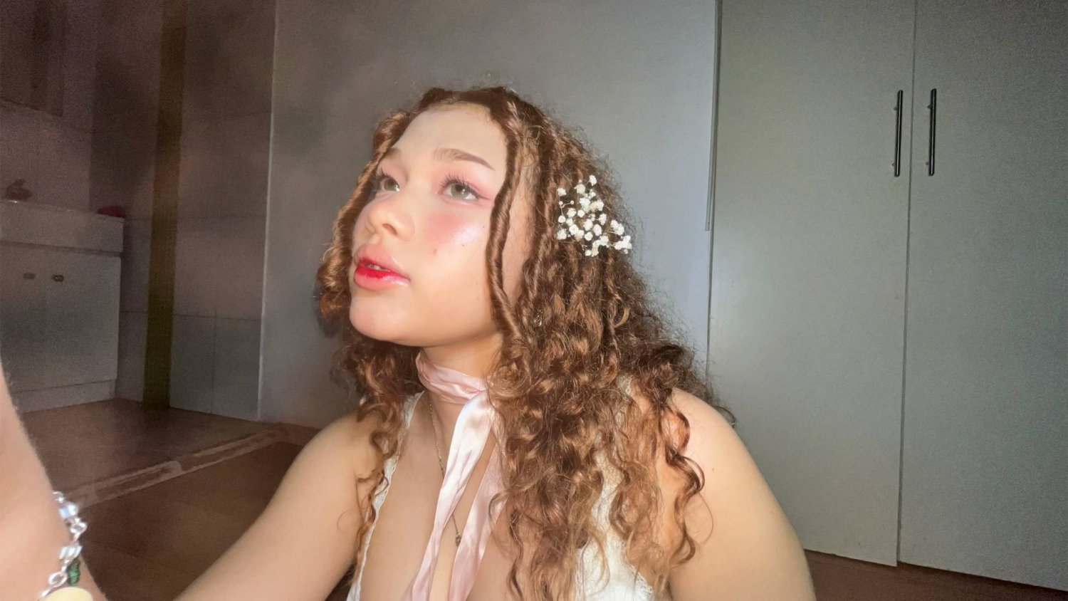 Curly-Haired Redhead Riding Cock Like She Owns It 7