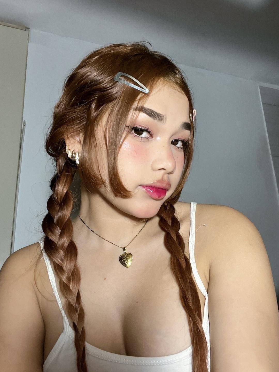 Cute Asian Redhead Snaps Her Tight Little Body For You 20