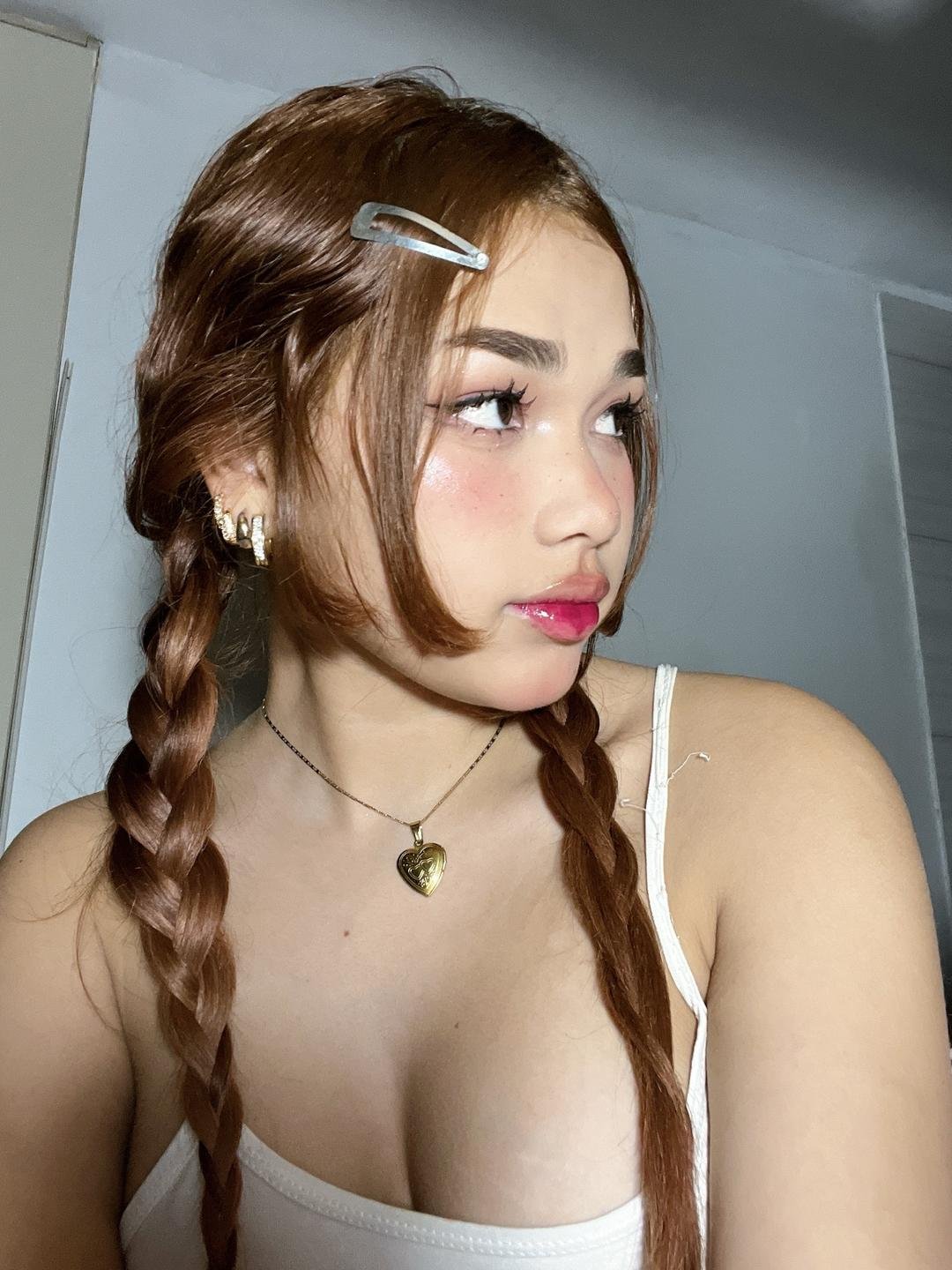 Cute Asian Redhead Snaps Her Tight Little Body For You 22