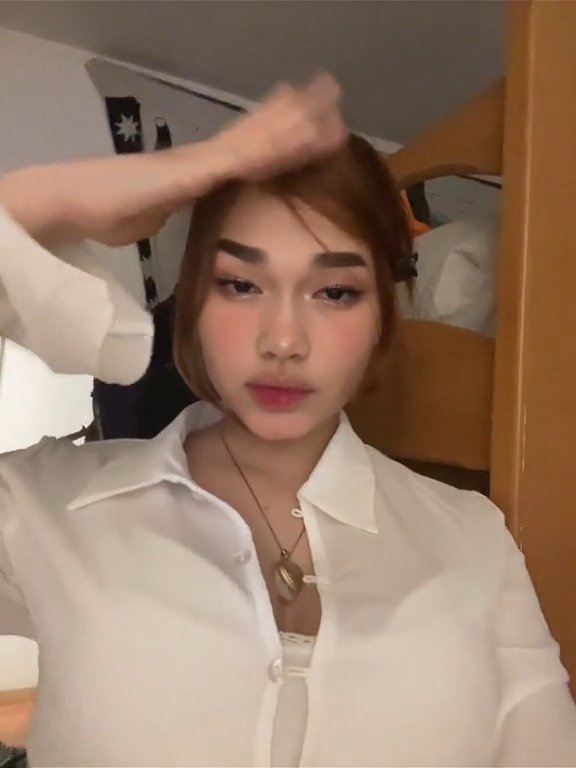 Cute Asian Redhead Snaps Her Tight Little Body For You 24