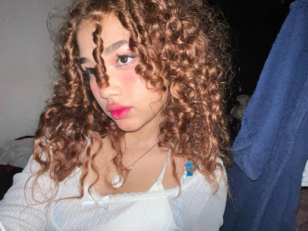 Naughty Asian Redhead Showing Off That Tight Curly Hair and Body 7