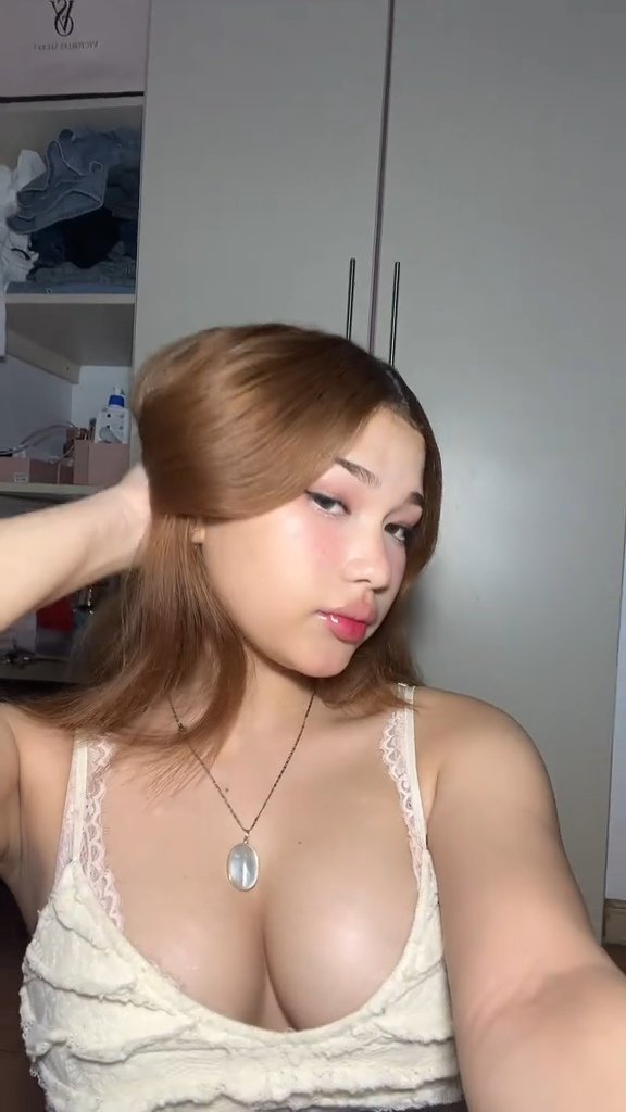 Korean-Asian Redhead Temptress Flashing Her Tight Little Body - Pt.6 8