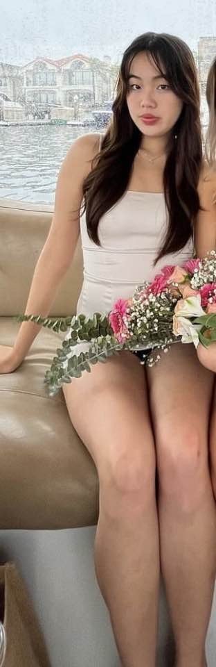 クリーピー・リトル・チャイニーズ・キューティー・ケイリー・イン・フィッシュネッツ・ベッギング・フォア・イット 8