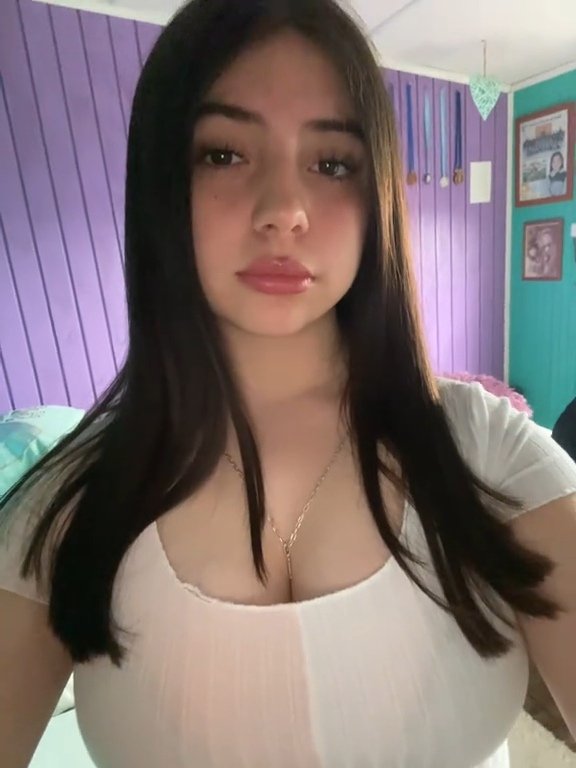 Tight Brunette Babe Teases You Hard With Her Body 1