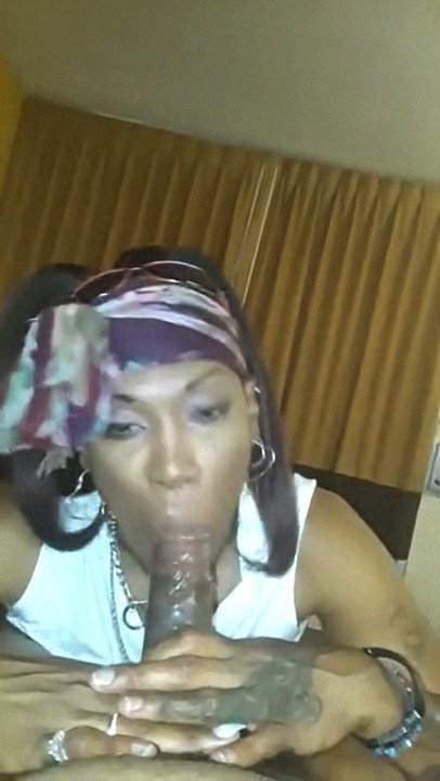 Filthy Shemale Whore Sucks Cock Like A Pro And Begs For More 1