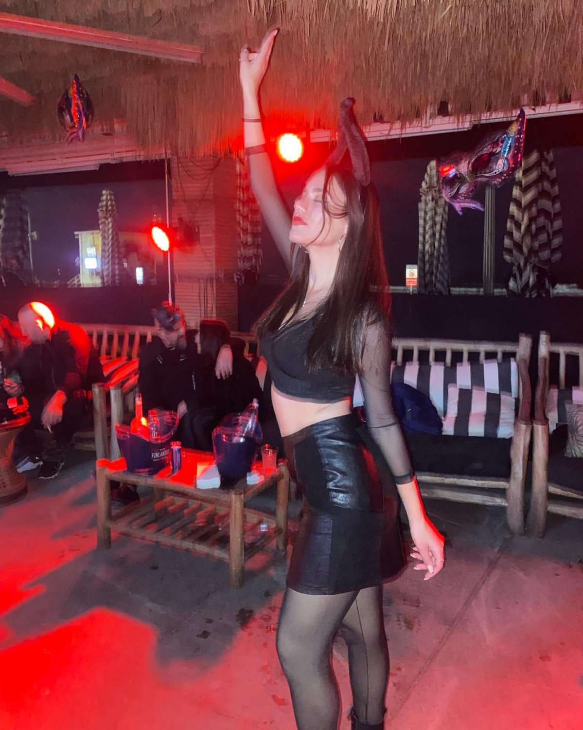 Cute Brunette Sara Showing Off Her Big Tits And Sultry Moves 46
