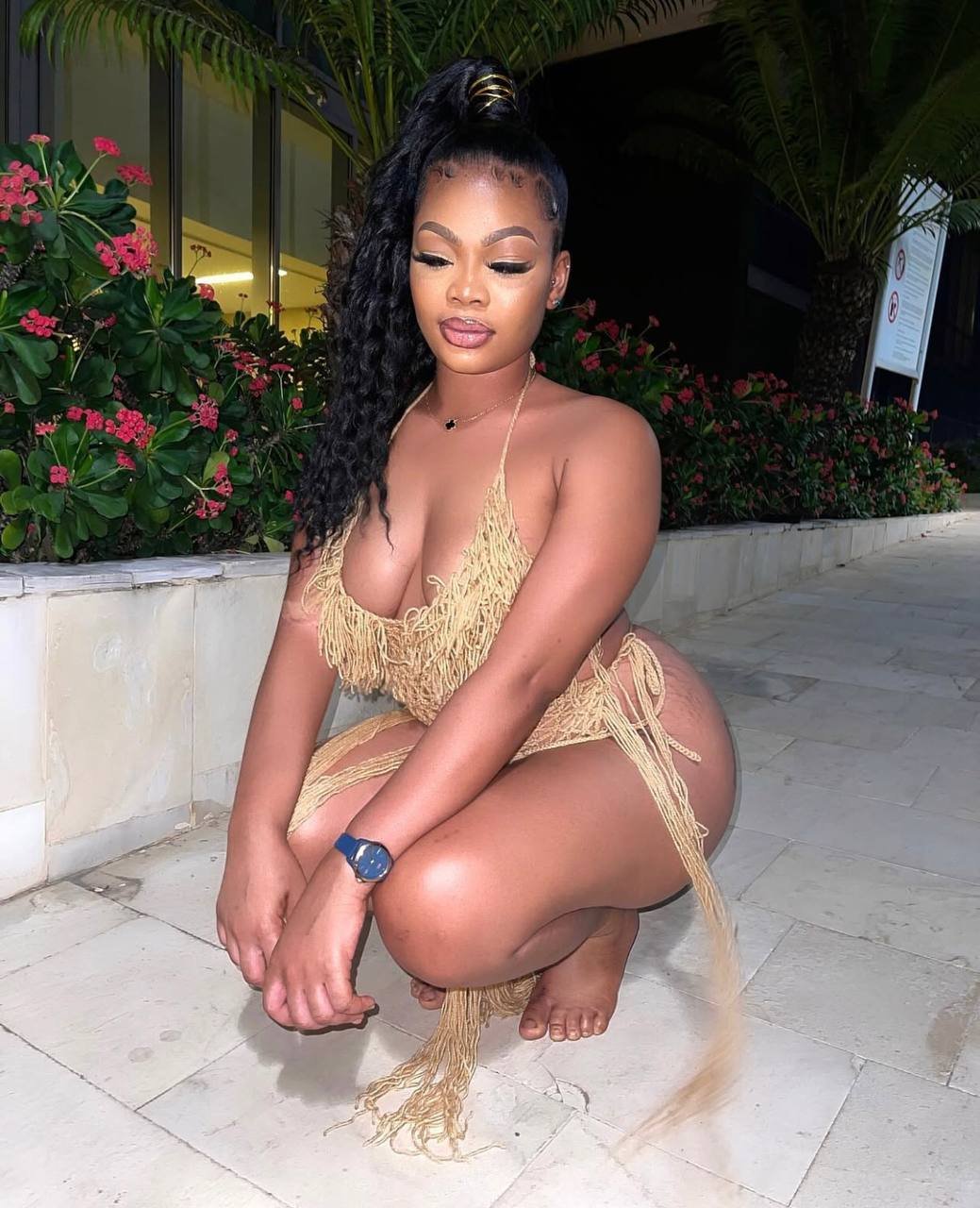 Ebony Latina CoCo Tweaking Her Naked Body Like A Goddess 12