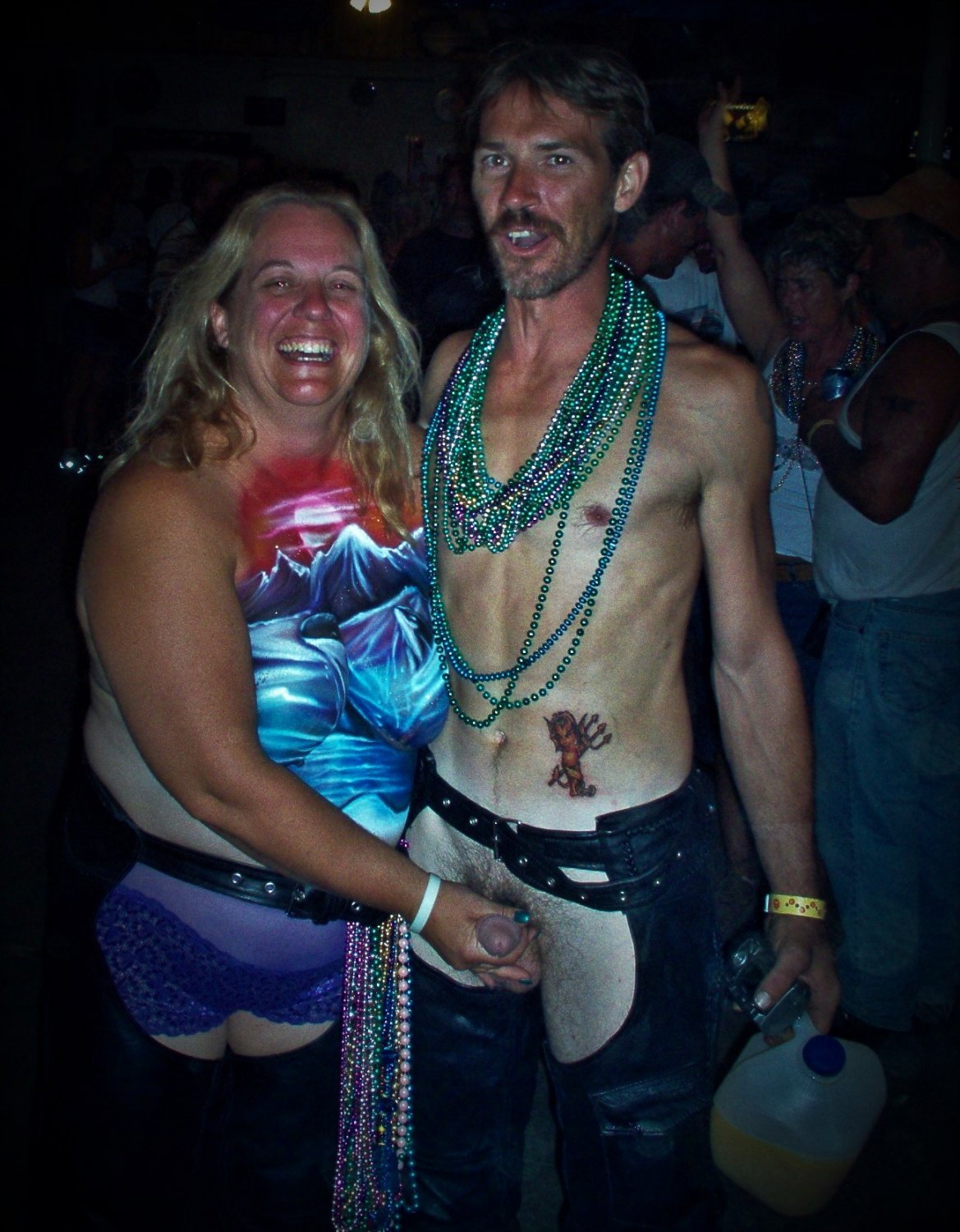 Wild Naked Slut Showing Off At A Motorcycle Rally 3