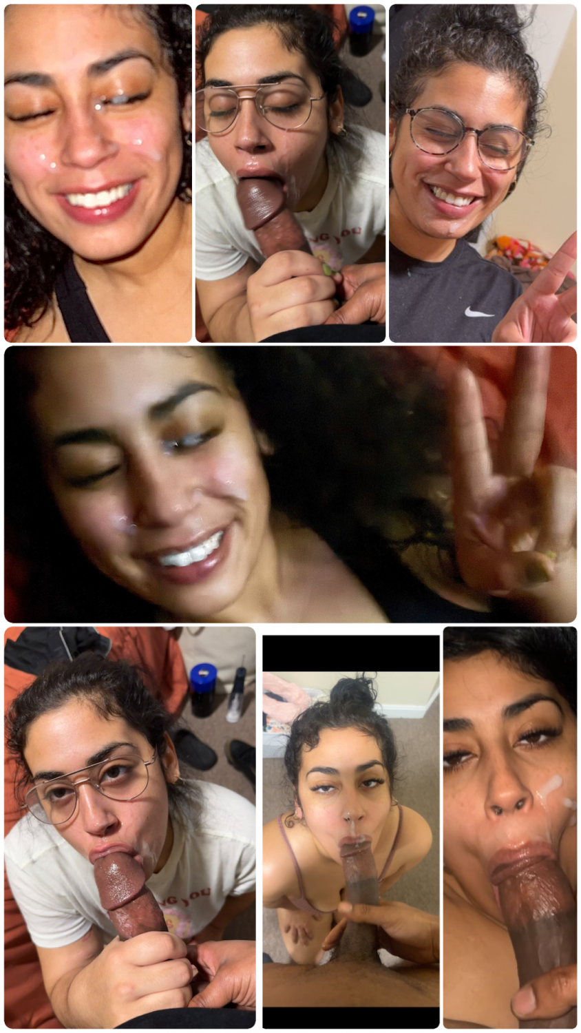 Naughty Latina Milf Loves Deepthroating and Drowning in BBC Cum 7