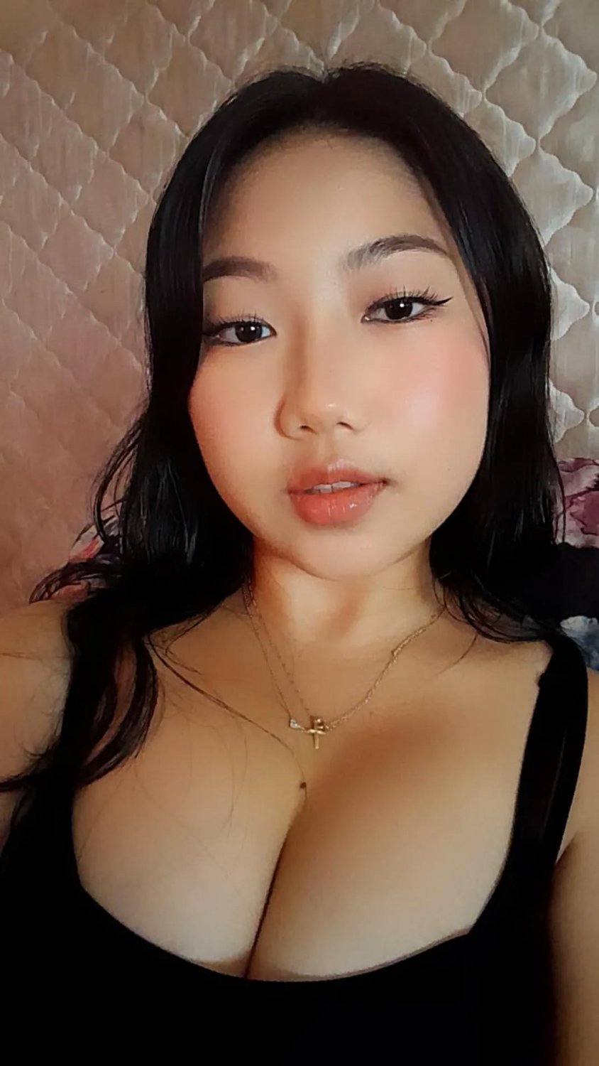 Horny Asian Sugar Babe Busts Out Her Big Tits — Add Her Snap If You Dare 1
