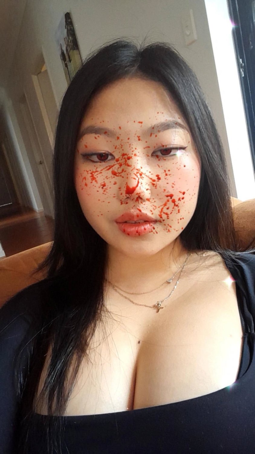 Horny Asian Sugar Babe Busts Out Her Big Tits — Add Her Snap If You Dare 2