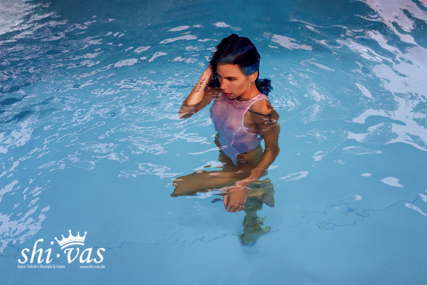Fit Diva Looks Mouthwatering In Her See-Through Swimsuit 4