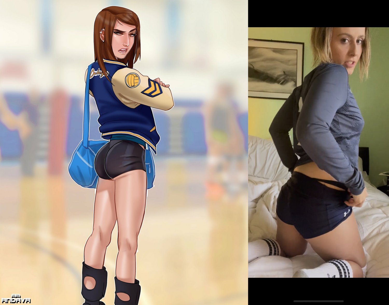 Erica Andreyko, la ragazza della pallavolo che prende vita 1