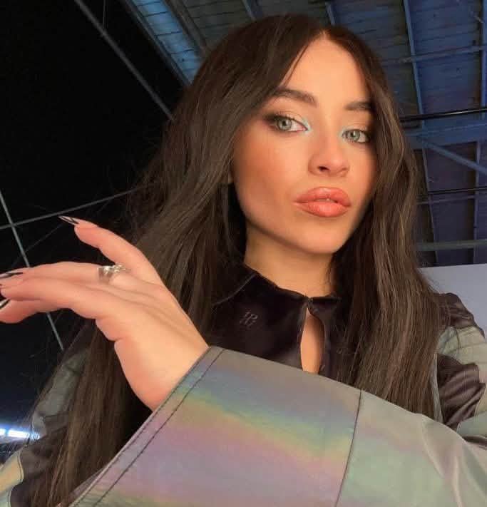 Sabrina Carpenter Lookalike Slut In Black Lingerie 1