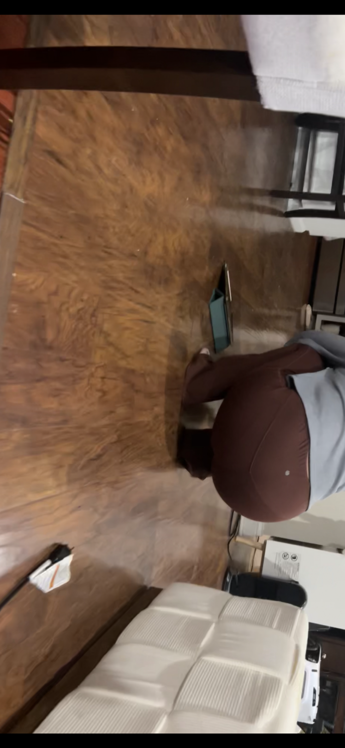 Sexy Sister-in-Law Bends Over in Tight Leggings for the Camera 13