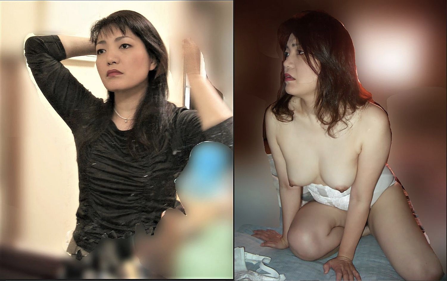 Oriental Wife Hottie Goes Wild in Threesome Fuck Part Three 11