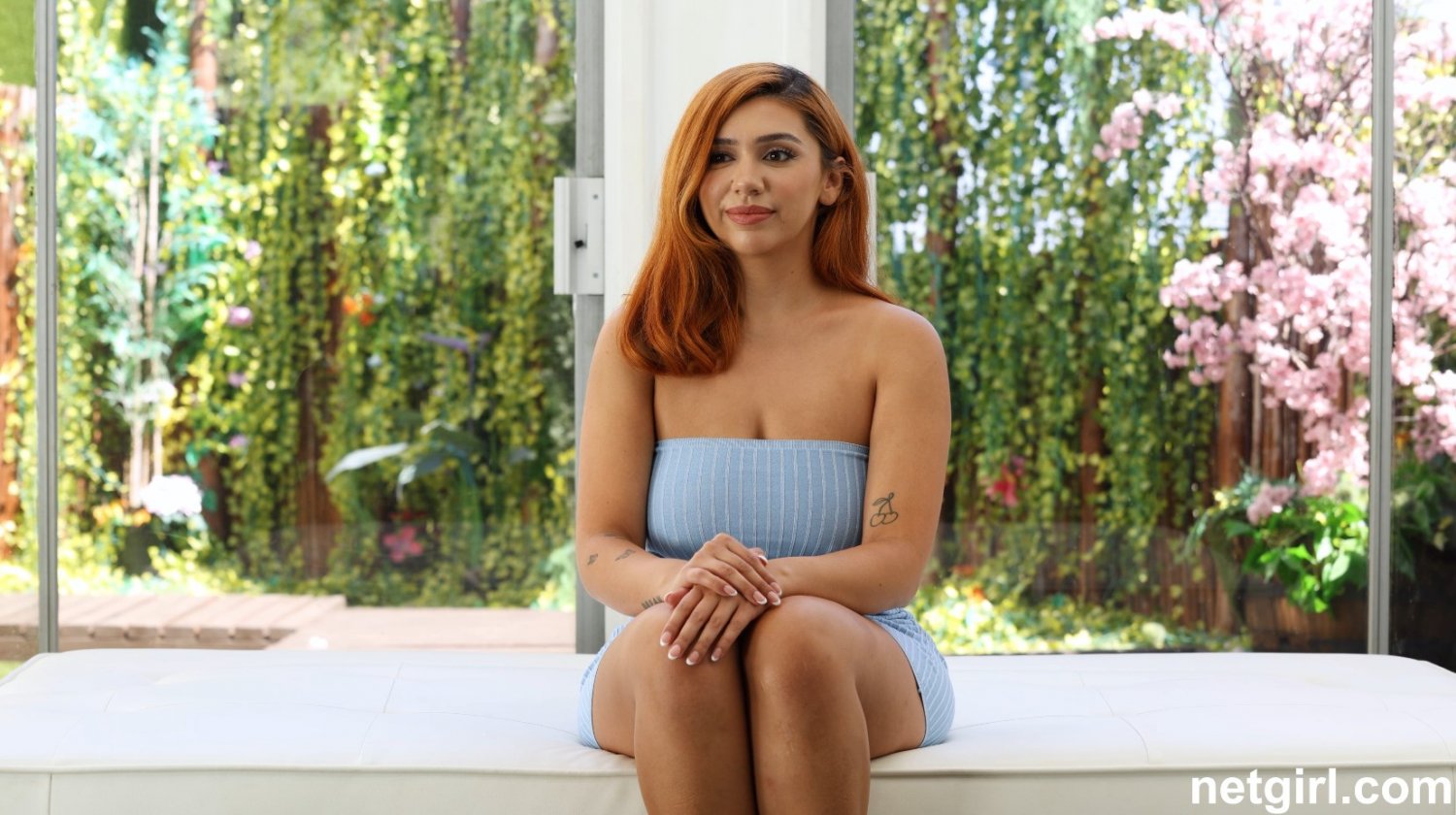 Thick Redhead PAWG Hottie Shines in NVG Casting Fuck 2