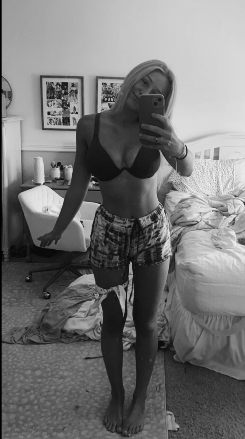 Breasty Blonde UGA Freshman Hottie Flaunts Perfect Tits in Fuck 9