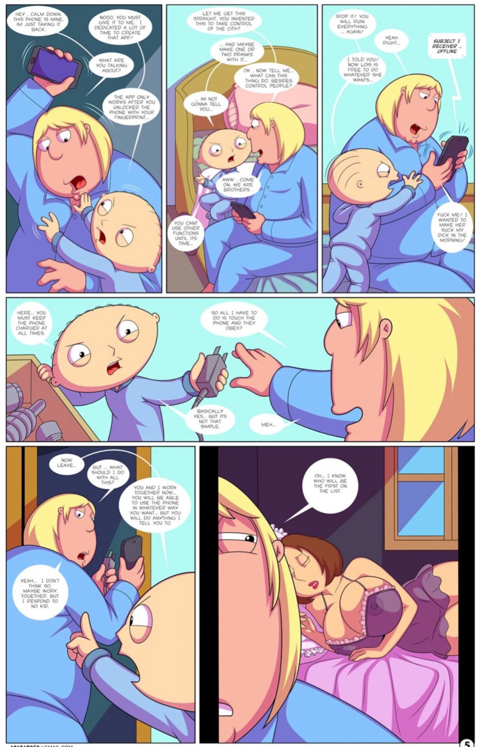 Lois & Meg Griffin Hotties Slut Out in Family Man XXX Fuck 6