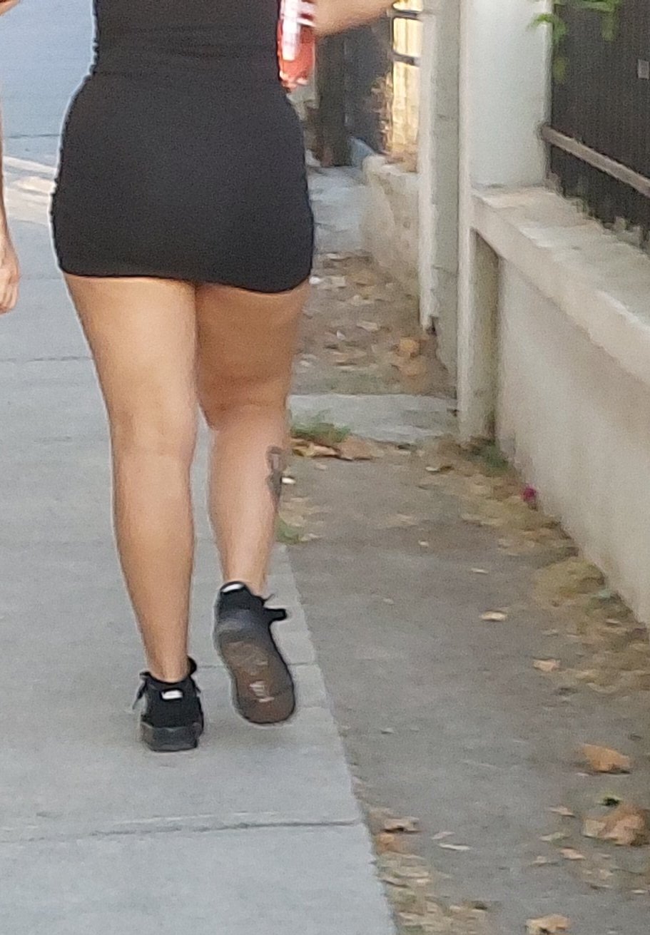 Candid Latina Hottie in Suit Gets Cum on Big Butt Fuck 5