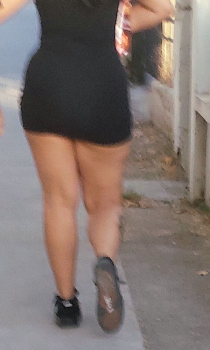 Candid Latina Hottie in Suit Gets Cum on Big Butt Fuck 23
