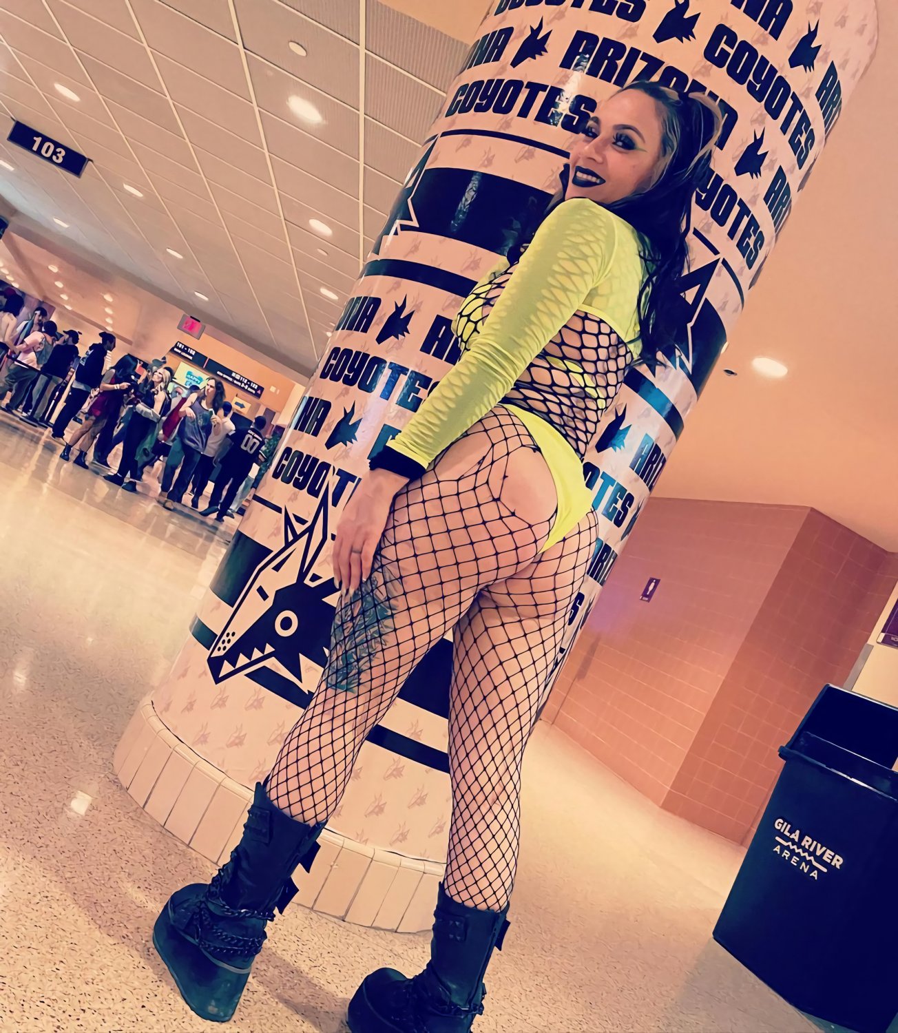 Slutty Latina IG Hussy Gina Hottie Shows Ass and Tits 8