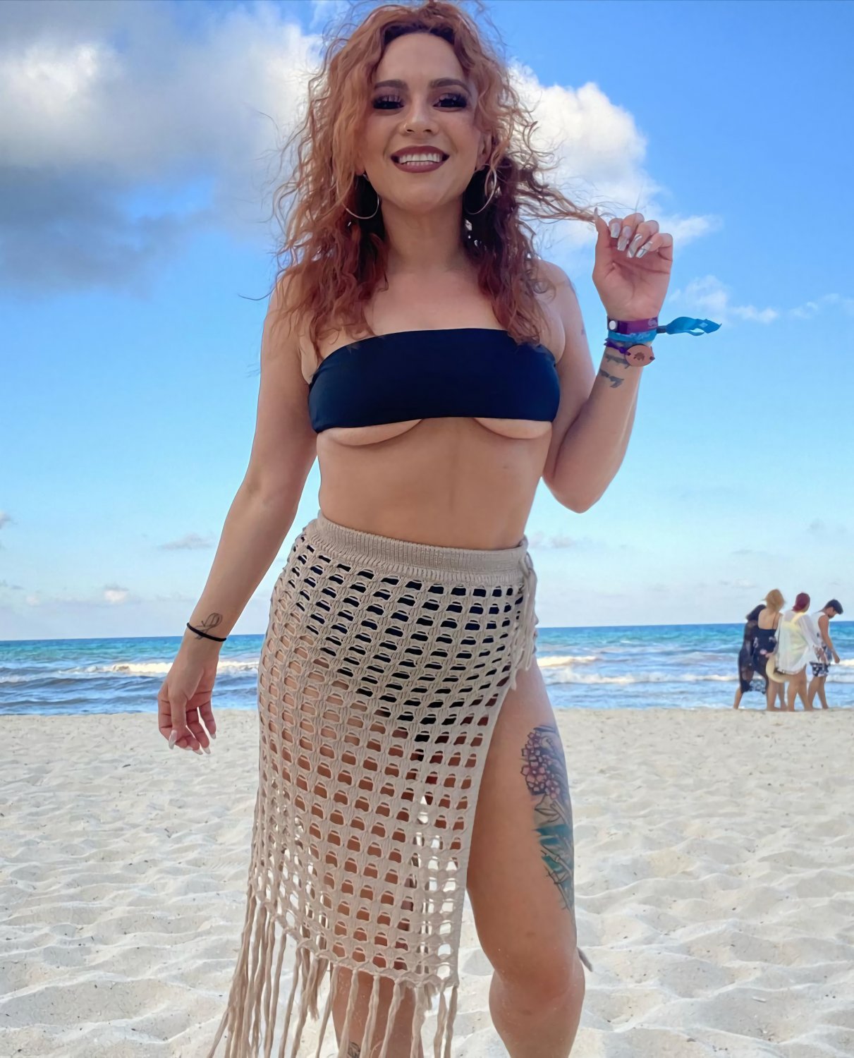 Slutty Latina IG Hussy Gina Hottie Shows Ass and Tits 12