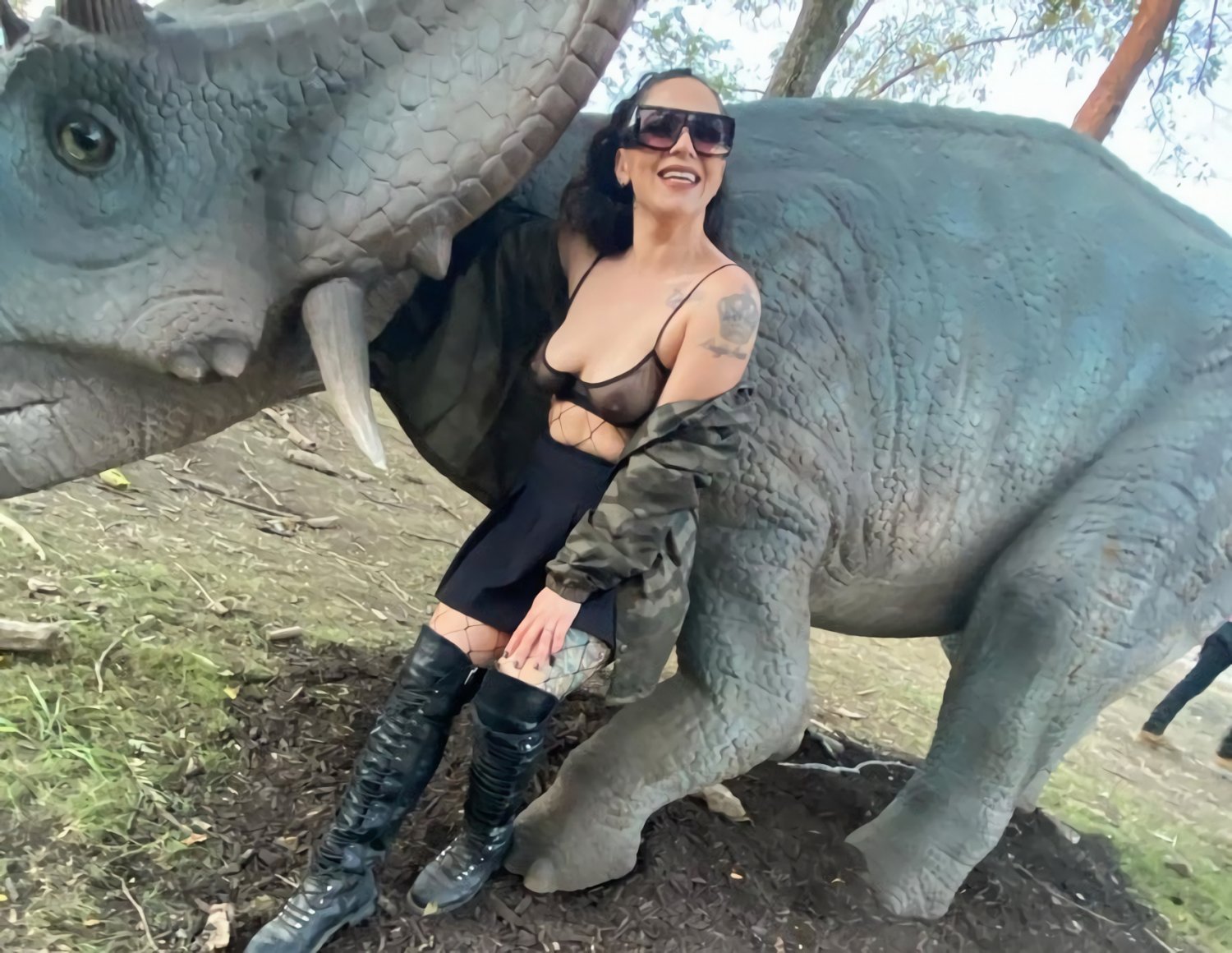 Slutty Latina IG Hussy Gina Hottie Shows Ass and Tits 17