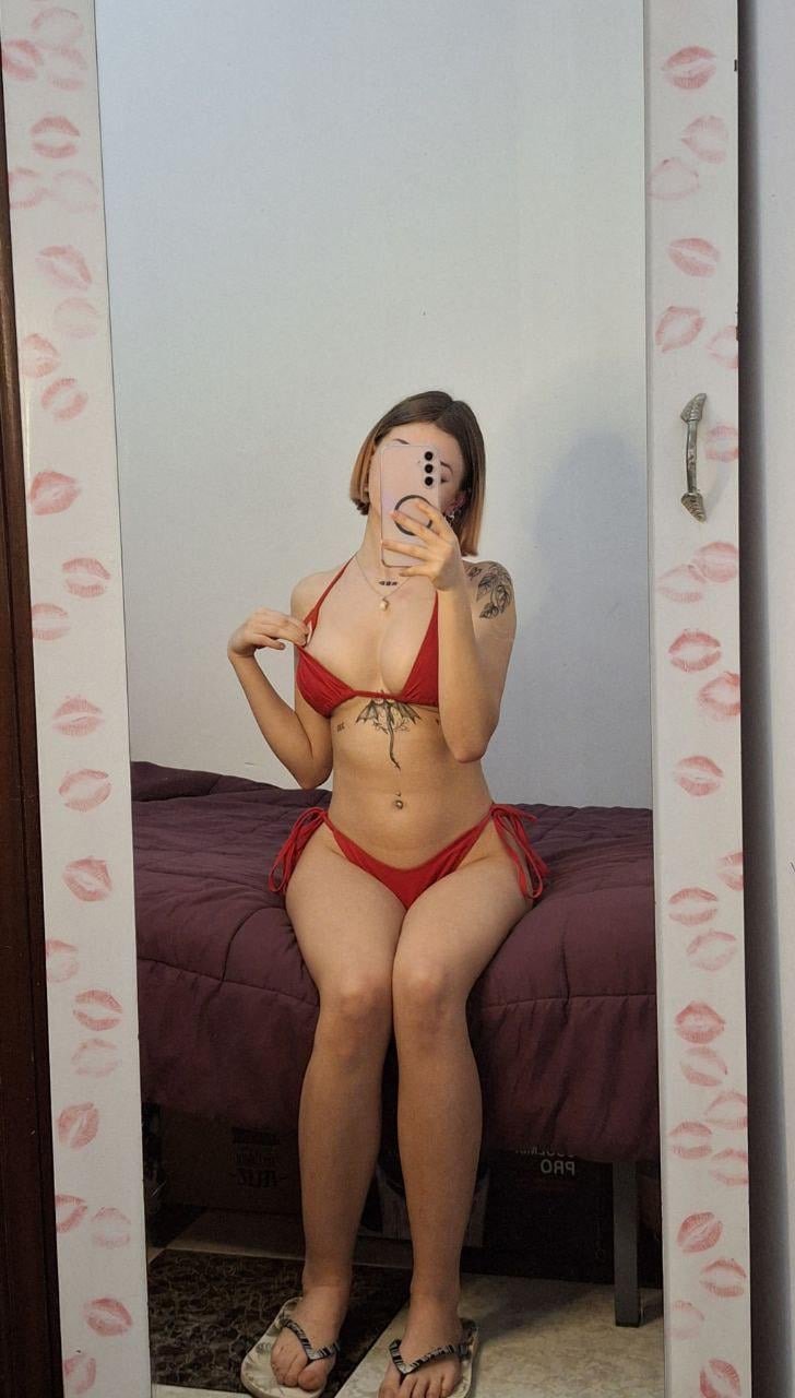 Charming Latina Girl Teasing With Her Tattooed Feet and Pantyhose 34