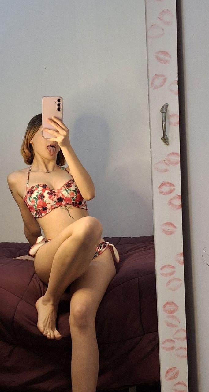 Charming Latina Girl Teasing With Her Tattooed Feet and Pantyhose 73