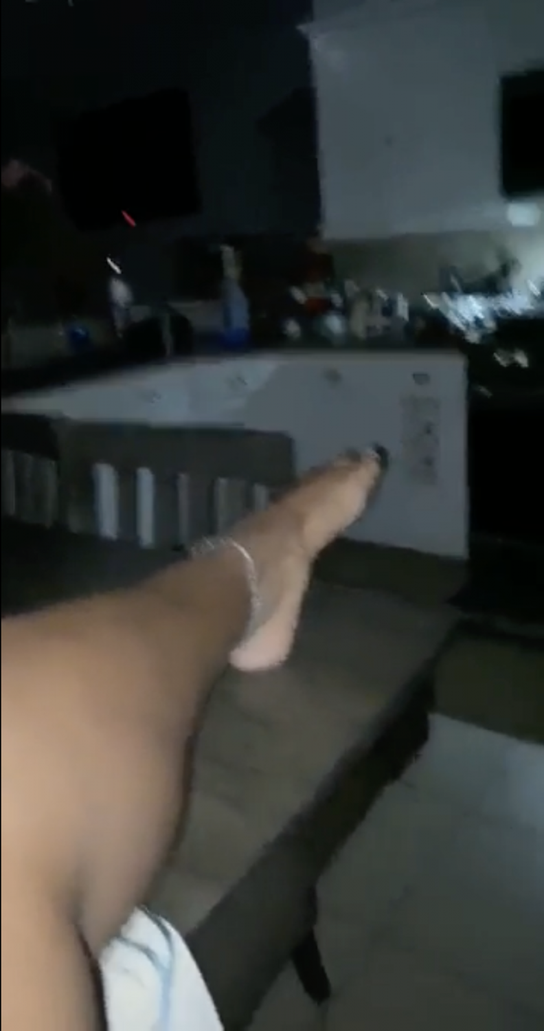 MILF Presses Her Twat With a Dildo in the Kitchen While Family Sleeps — Secret Masturbation 2