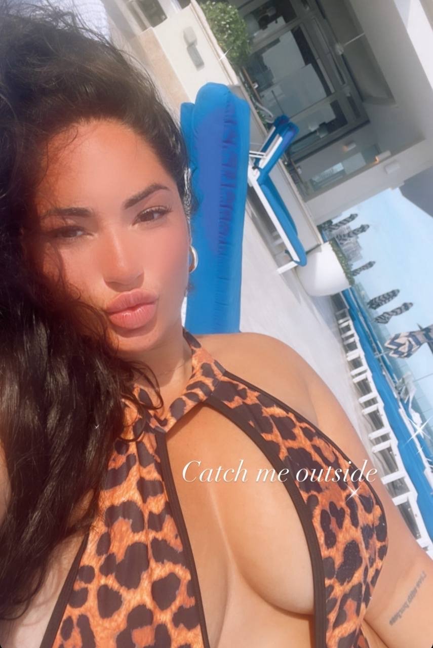 Danni C Flaunts Her Big Boobs and Curvy BBL Body 12