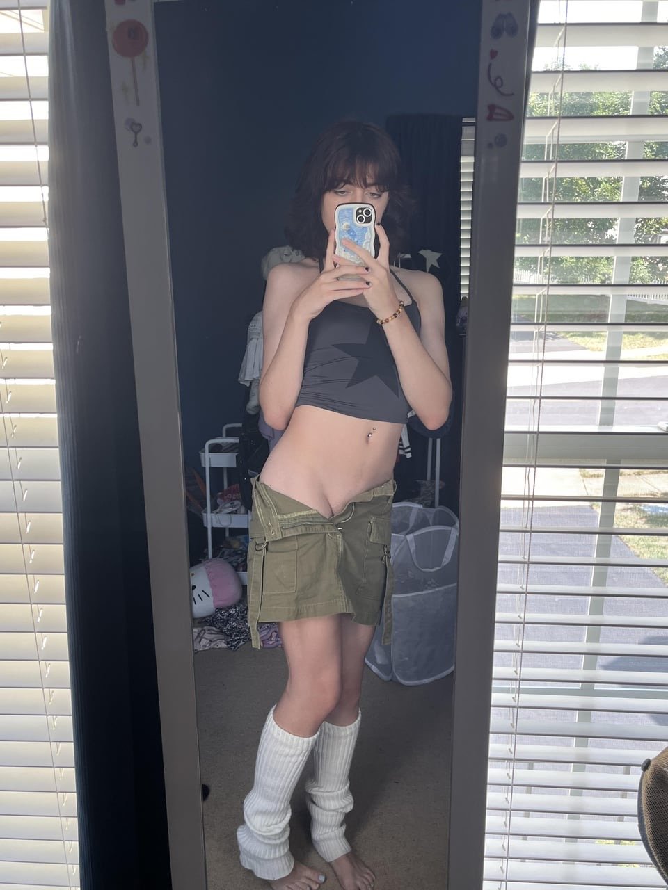 Femboy Kitty in Fishnet and Flirty Selfie Style 24