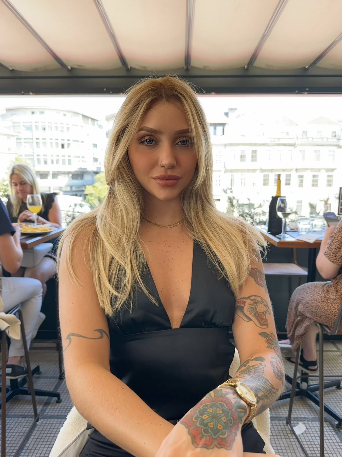 Blonde Cutie in Bikini Gives Sweet POV Tease 17