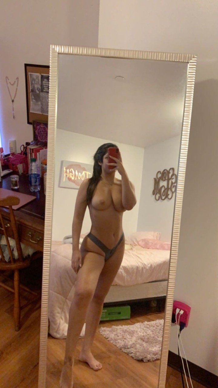 Wet College Babe Caught in a Steamy Self Moment 16