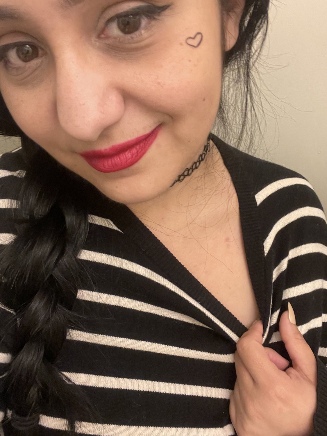 Emo Goth Cutie’s Big Boobs Beg for Forced Hole Pounding 3
