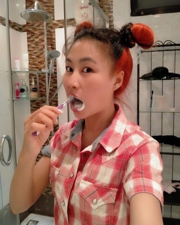 Asian Babe Teases with Food in Sultry Instagram Selfie Snap 26