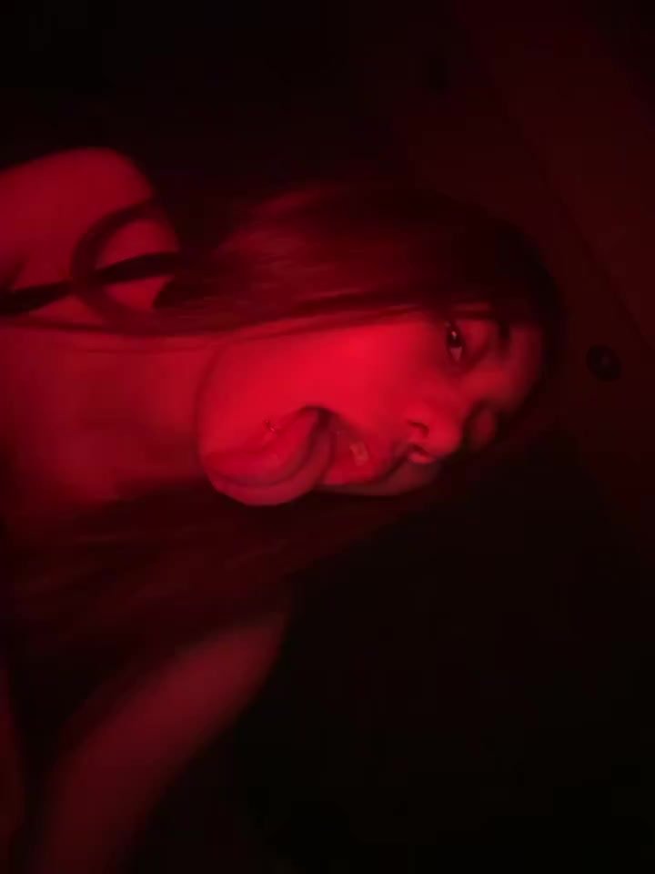 Cute Latina Teases with Experimental Tongue in Sultry Masturbation 4