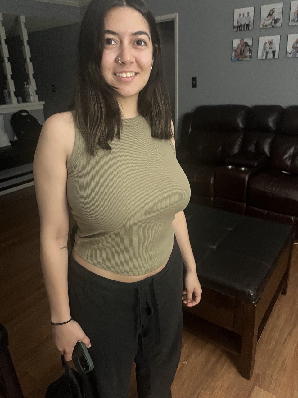 Latina Ex-Girlfriend’s Big Tits Exposed in Amateur POV Blowjob 9
