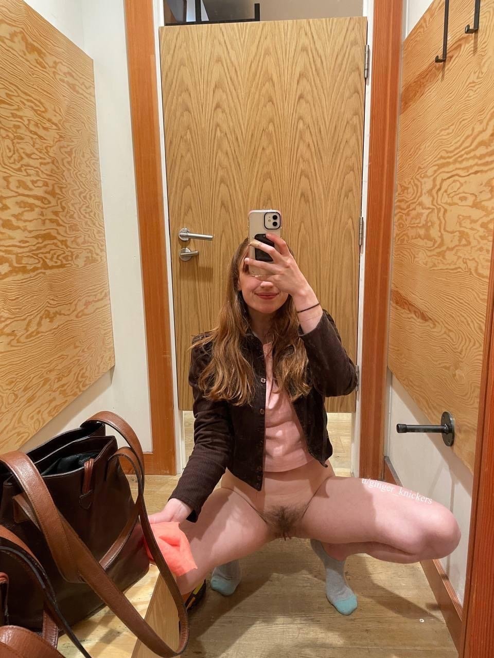 Horny Dressing Room Tease — Strips Down Slowly 31