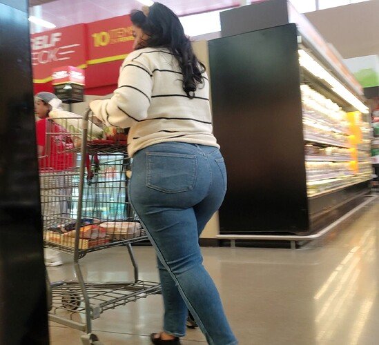 Fat Ass BBW MILF Candid — Thick and Juicy Booty On Display 2