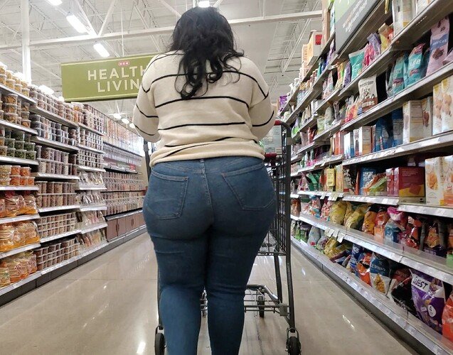 Fat Ass BBW MILF Candid — Thick and Juicy Booty On Display 4
