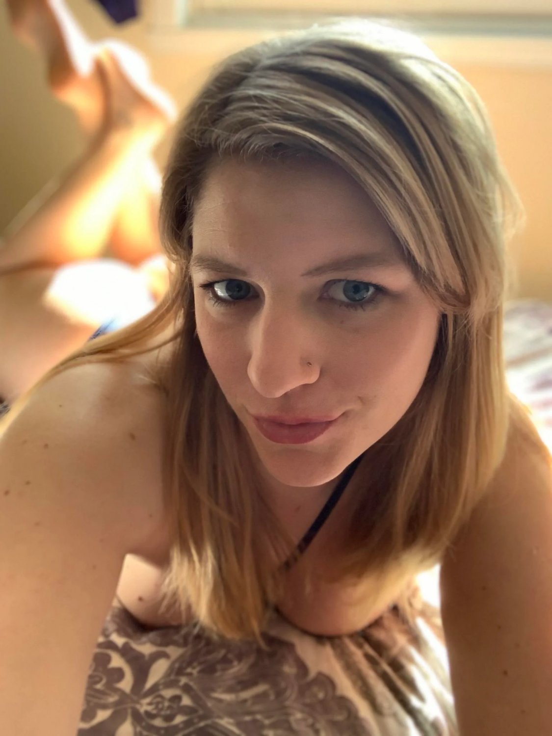 Plush Amateur Wife — Blonde Beauty With Tattoos and Naughty Selfies 5