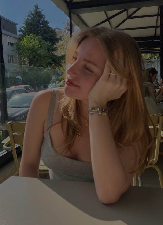 Turkish Babe Serra Ninegirl Showing Off in Bikini and Glasses 7